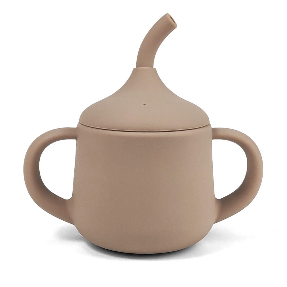 婴儿专用学喝水杯双耳防摔硅胶耐高防漏宝宝水杯鸭嘴硅胶学饮杯,婴童用品,儿童水杯,淘宝优惠券,粉丝福利购,淘宝优惠卷