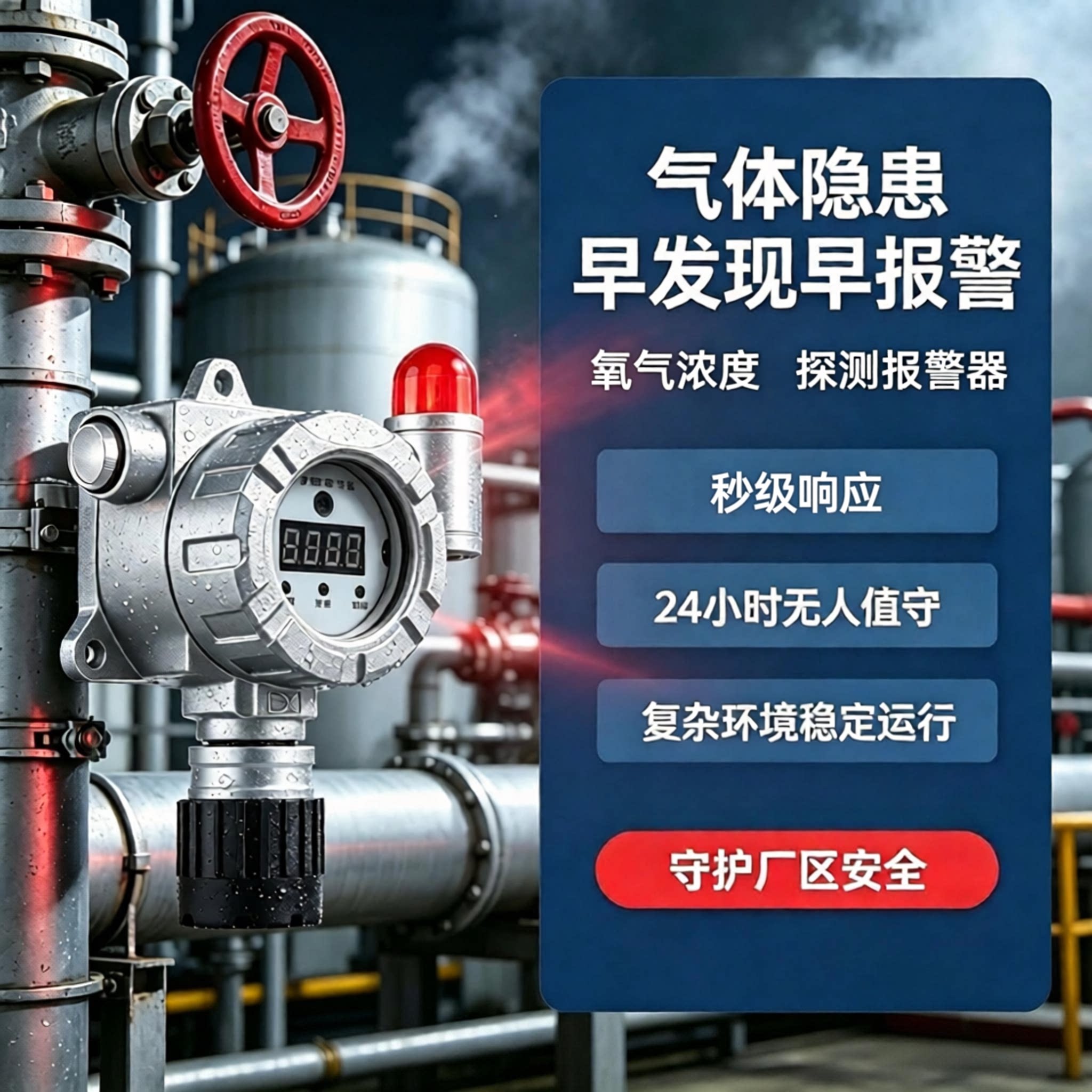 氧气浓度探测报警器检测仪氧含量