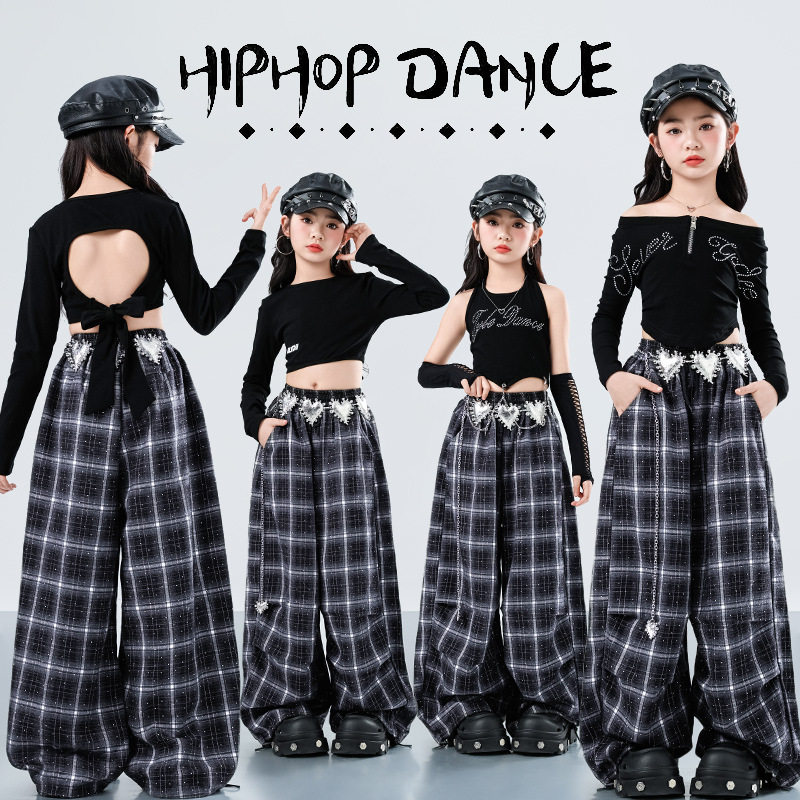 女童爵士舞演出套装jazz街舞校服/园服