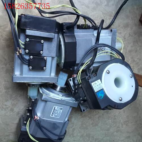 三菱机器人电机HC-SWS13B-S1拆机功能正常实物图(议价)