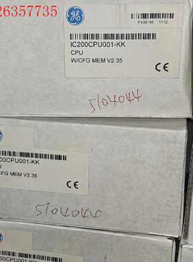 IC200CPU001-KK 未拆封,有一个没包装,(议价)
