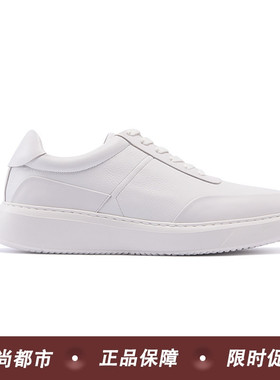 TOM  WILSI男鞋春秋新款运动休闲鞋厚底增高舒适透气真皮男士板鞋