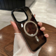 umj适用于iphone17pro手机壳16pro磁吸无线充电14pm透黑色苹果13proMax简约高级感17Air新款 15防摔保护套男女
