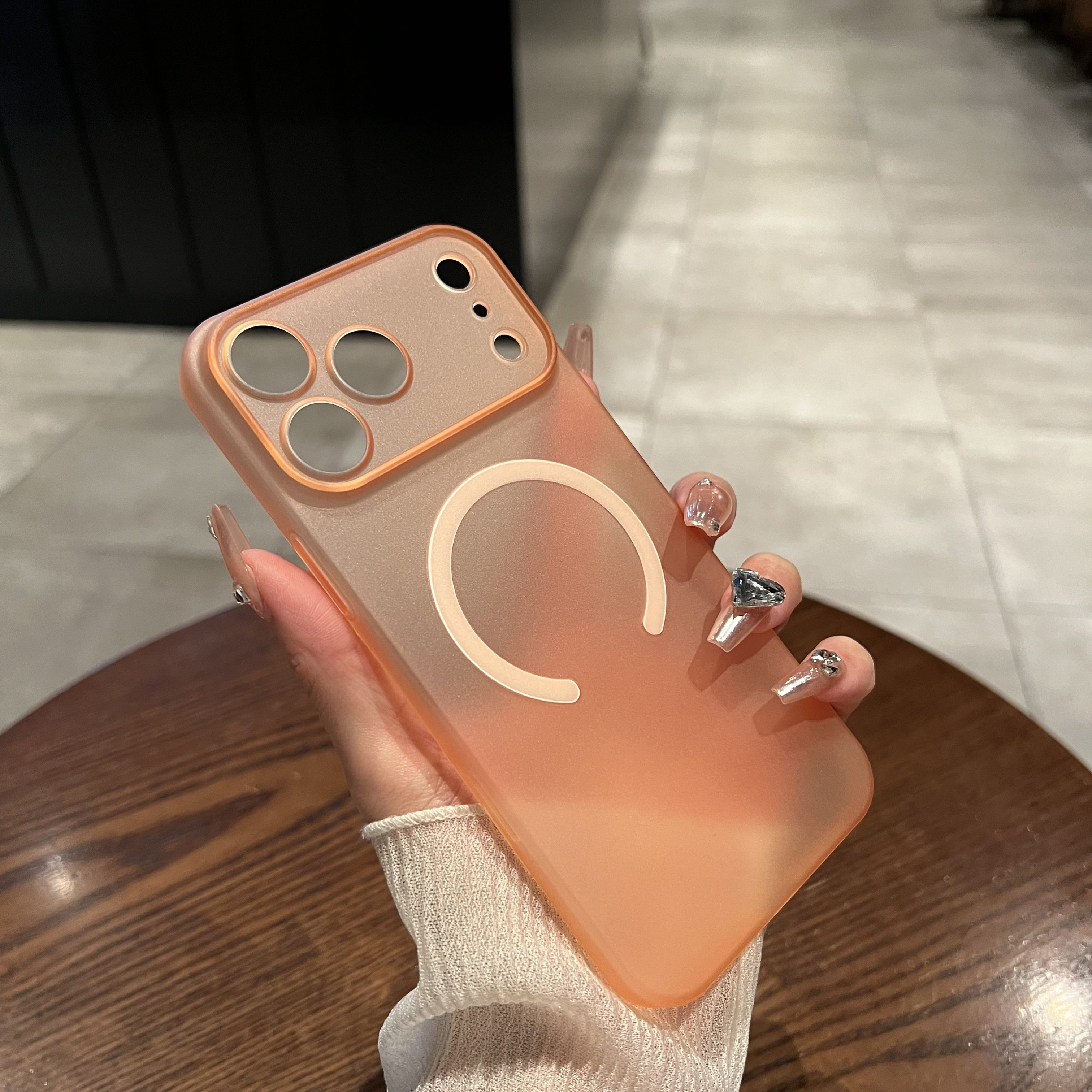 【新款磨砂橙】适用于苹果手机壳