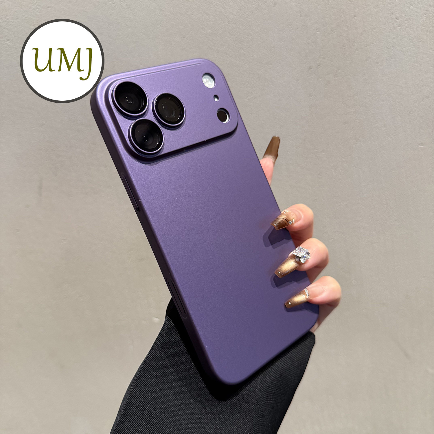 【磨砂暗紫色】umj适用于iphone17ProMax手机壳苹果17pro超薄硬壳16简约Air全包镜头膜15防摔14p保护套男女13,3C数码配件,手机保护套/壳,淘宝优惠券,粉丝福利购,淘宝优惠卷