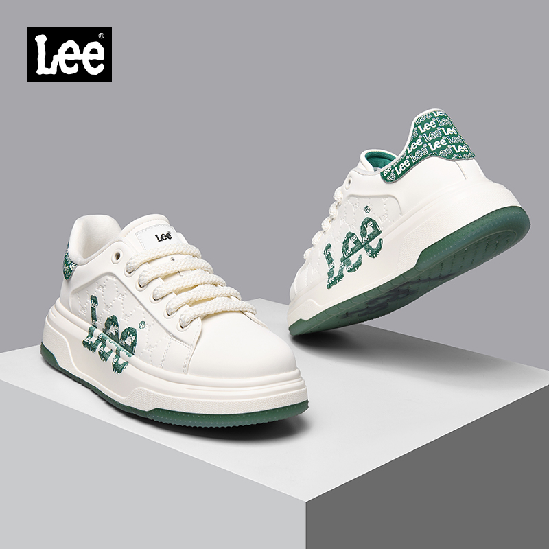 Lee官方旗舰店男鞋2025新款白鞋