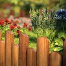 饰植物角花盆花槽插地防腐木桩 栅栏围栏菜园小篱笆户外花园庭院装