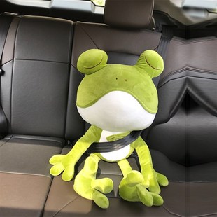 新品 汽车去味炭包青蛙公仔娃娃可爱车载抱枕女卡通竹炭包除异味吸