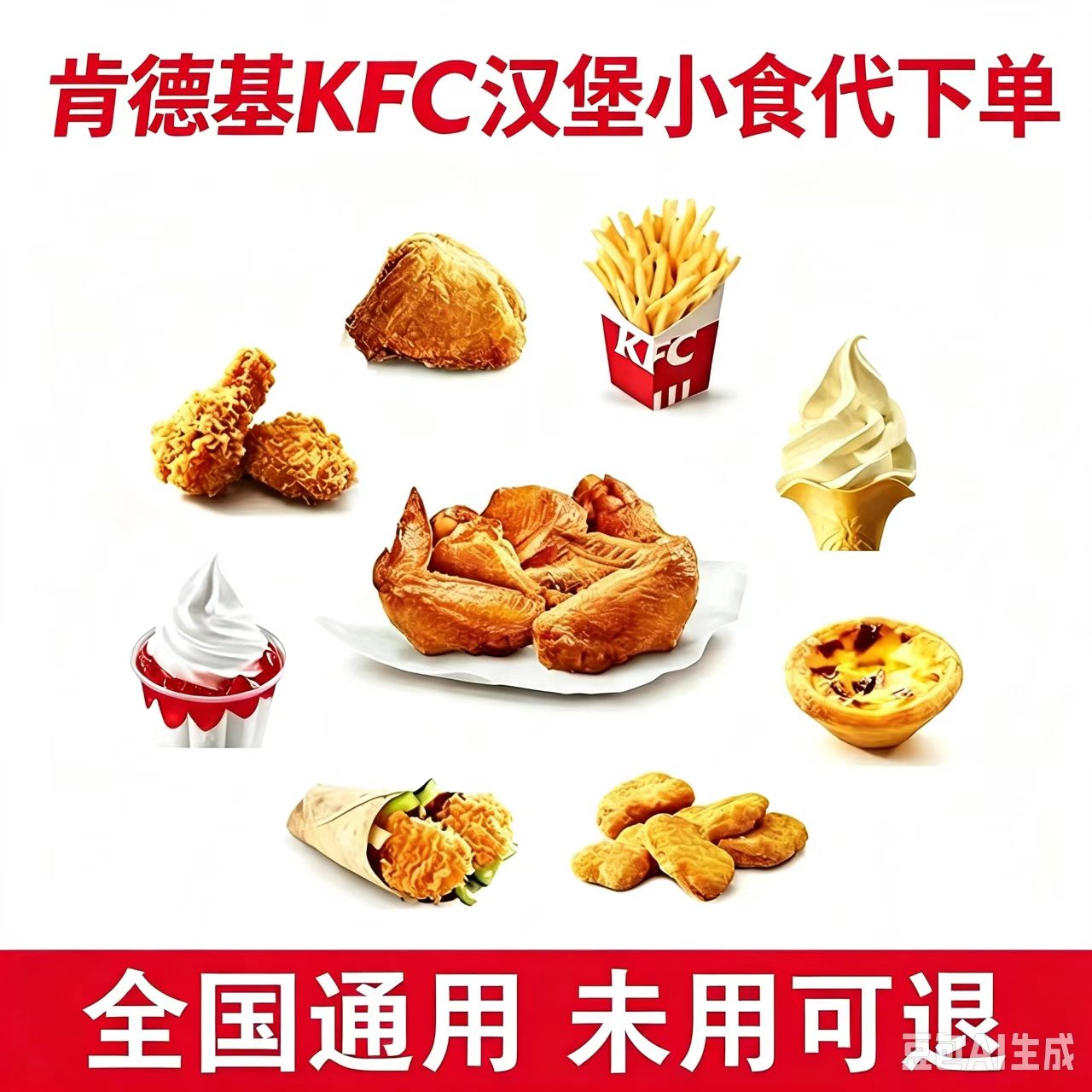 肯德基薯条代下单全国通用优惠卷图片