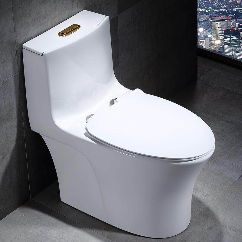 大红鹰卫浴马桶4超漩家用冲水坐厕超薄缓降盖板静音节水坐便器