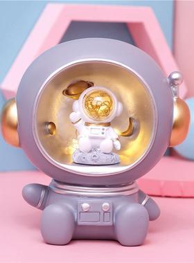 创意礼品太空人小夜灯太空灯送同学客厅卧室装饰存钱罐宇航员摆件