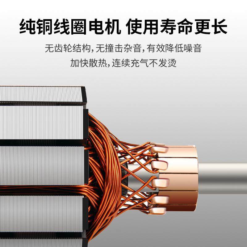 车载充气泵小轿车便携式汽车用轮胎电动打气泵12V车用家用打气筒