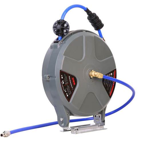 全自动伸缩回收卷管器PU夹纱气管20m气鼓水鼓电线盘洗车组合设备