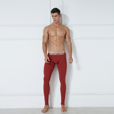 男士秋冬加厚低腰修身保暖秋裤