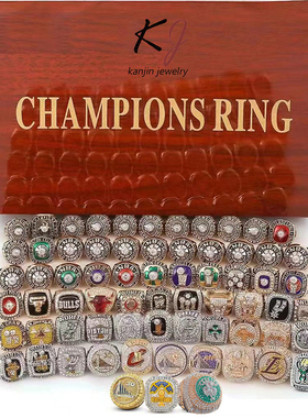 欧美总冠军戒指全套湖人科比詹姆斯勇士库里篮球迷生日礼物收藏