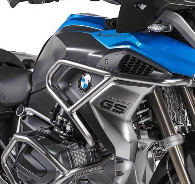 适用宝马R1250GS/HP拉力版改装油箱护杠发动机保险杆不锈钢上下杆