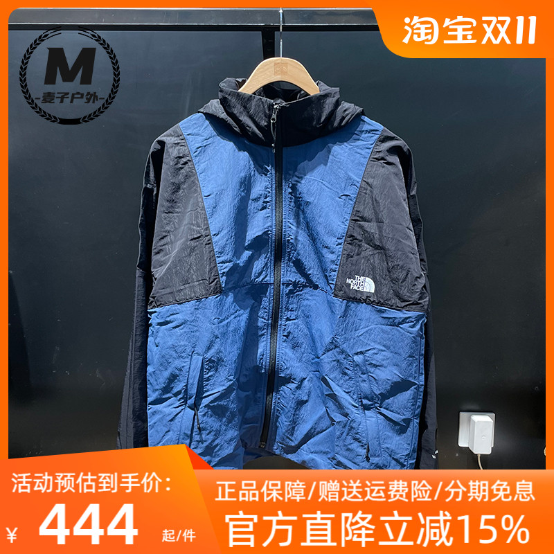 23春夏TheNorthFace北面防泼水皮肤衣户外防风休闲夹克冲锋衣7WDM