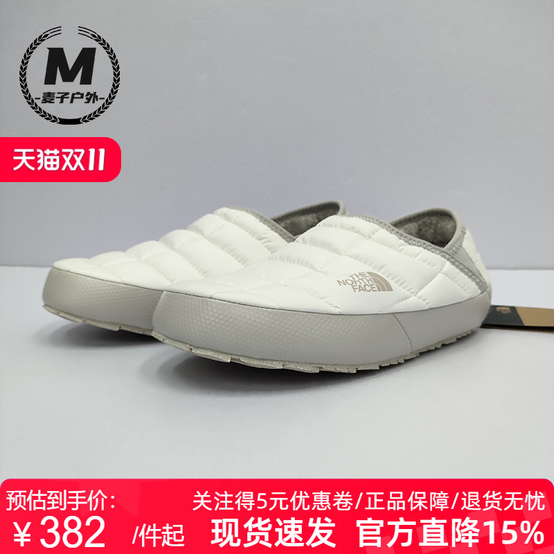 北面保暖休闲鞋女款一脚蹬