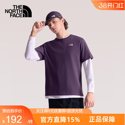 TheNorthFace北面户外男女款纯棉透气圆领短袖T恤26春夏新款8GWE