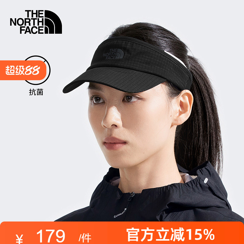 北面男女同款轻量空顶鸭舌帽运动