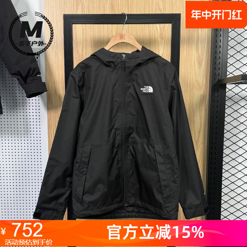 TheNorthFace北面冲锋衣男2024春夏新款户外防风防水夹克外套4UDN 户外/登山/野营/旅行用品 冲锋衣 原图主图