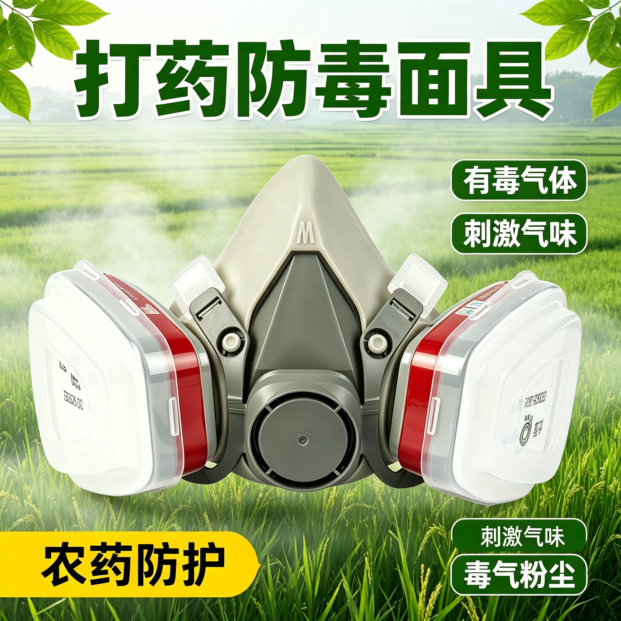 防毒面具打药专用有毒气体自吸放