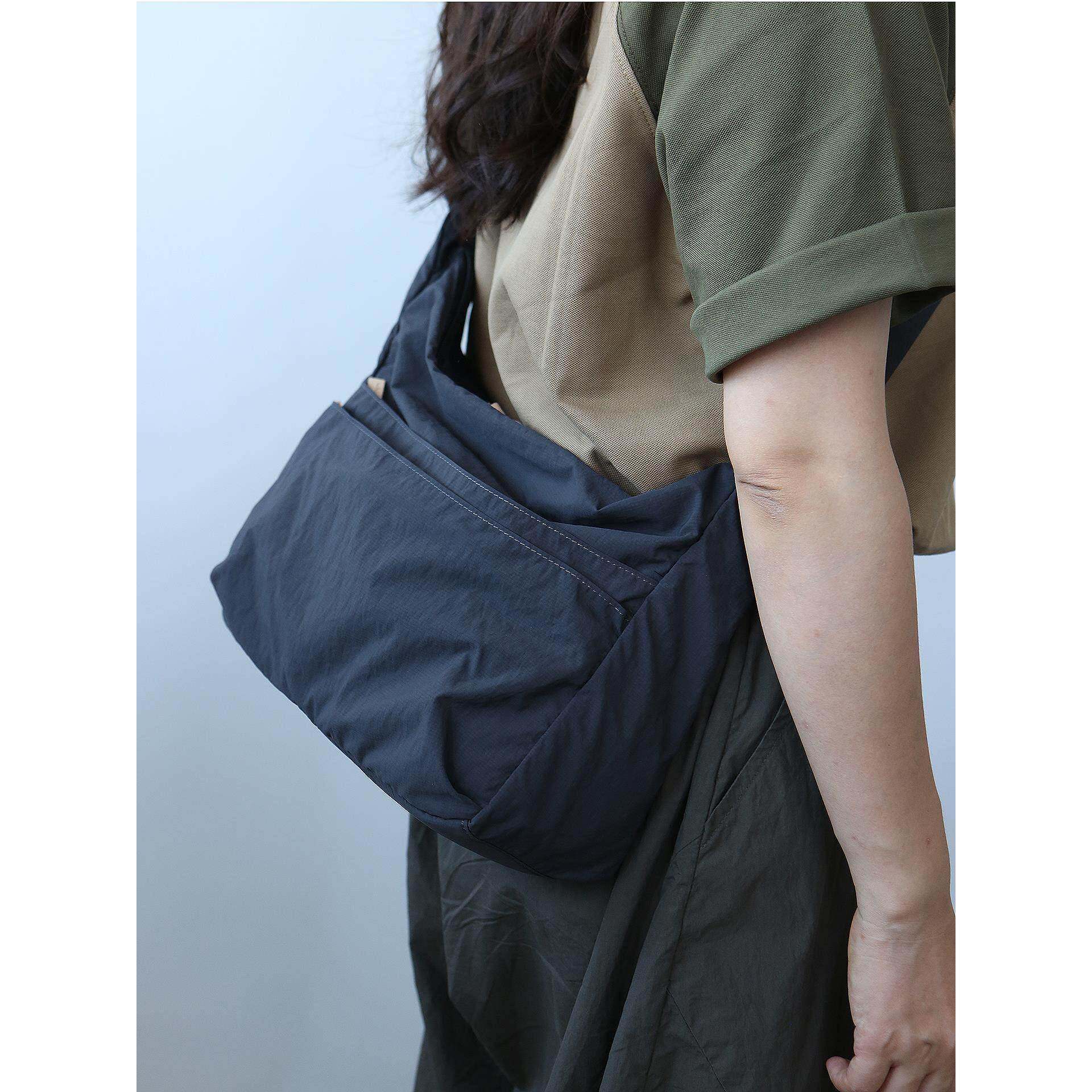 Cienda Kuelta 高级感简约时尚日系尼龙布包女休闲百搭单肩斜挎包