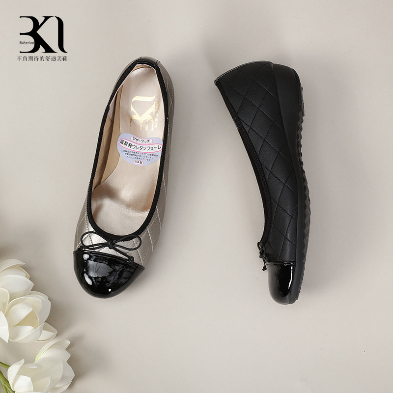 BAKERLOO进口舒适蝴蝶结低跟女鞋39268