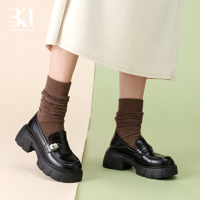 BAKERLOOBAKERLOOBAKERLOO经典舒适休闲厚底乐福YQ138