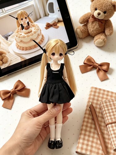 Ob22/24bjd娃衣特六体Azone混合天使米甜可穿衣服星希岛 可可套装