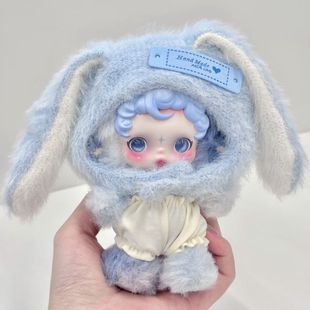 泡泡玛特sp123代光织园晨露绒绒小兔狗猫漫熙娃衣冬日乐章皑雪歌
