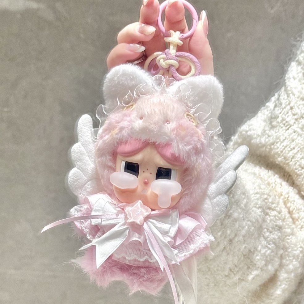 crybaby哭娃马力全开幸福马娃衣粉粉猫耳朵娃衣套装可爱超萌原创