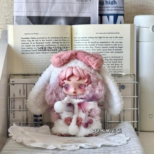 泡泡玛特2代光织园sp娃衣漫熙幻掣朝晖着痕冬日乐章搪胶毛绒穿搭