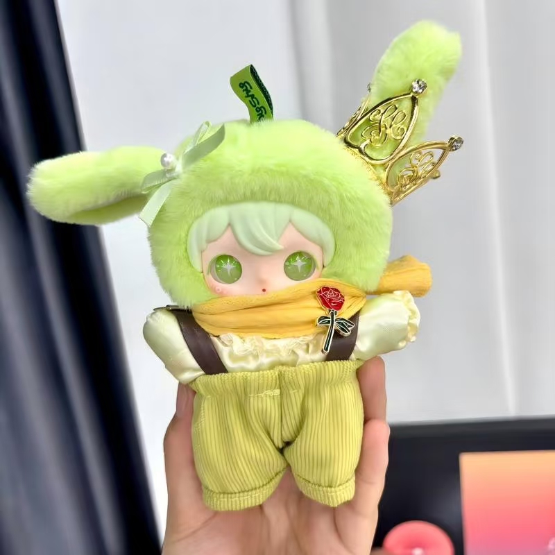 兔闪闪搪胶毛绒新款连衣裙十厘米