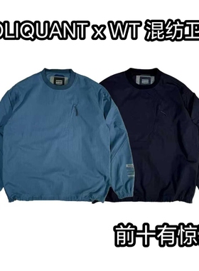 POLIQUANT联名WT山系户外65/35混纺面料圆领情侣外套卫衣男女