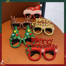 儿童圣诞节眼镜框装 圣诞老人头饰秋冬女 饰品可爱搞怪礼物2025新款