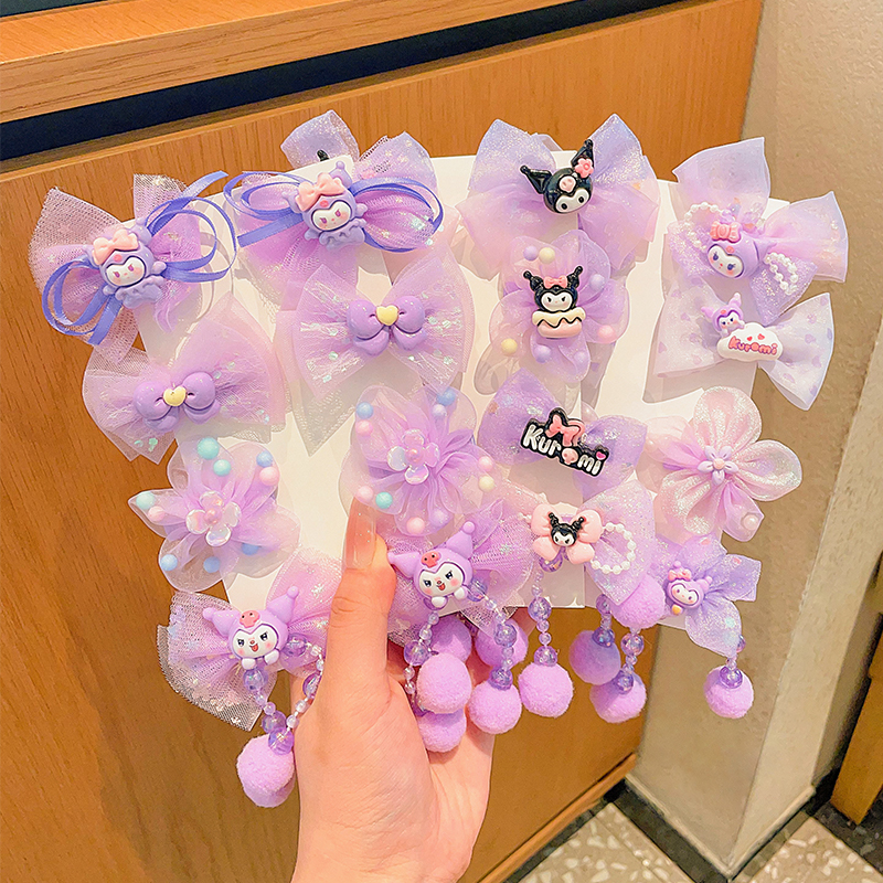 儿童库洛米皮筋女扎头发绳可爱