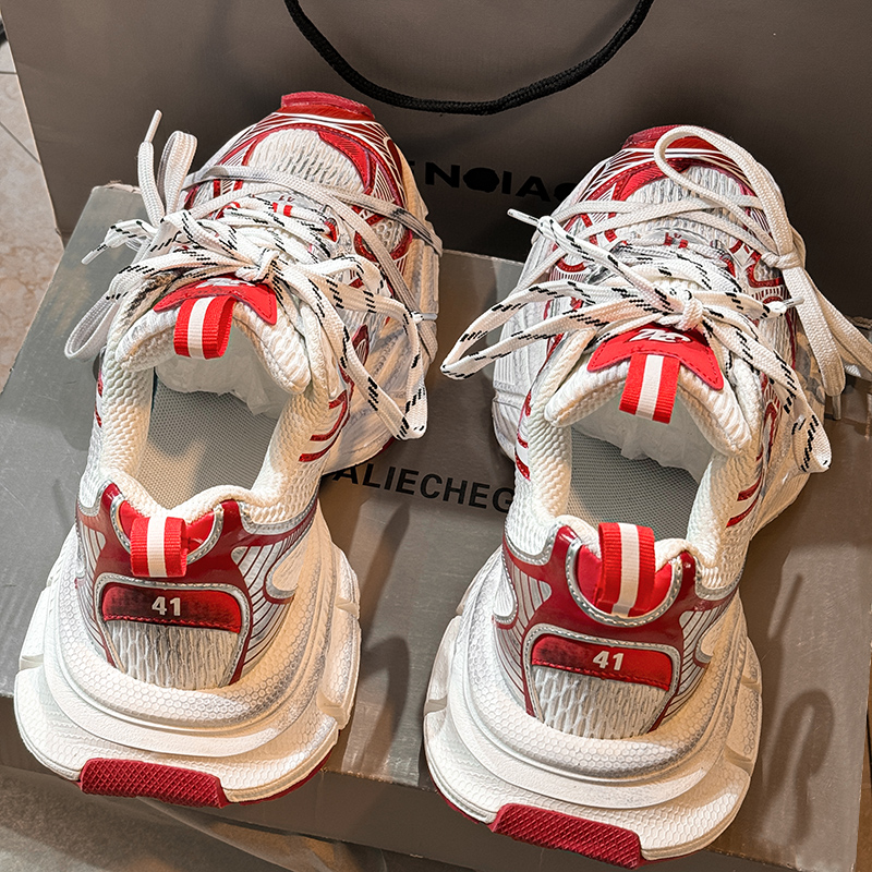 香港高端正品巴黎3XL老爹鞋男女款2025新款爆款厚底休闲运动鞋子