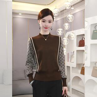 JOYIASS高级感超好看的咖色高领毛衣女款2025新款冬季内搭慵懒打