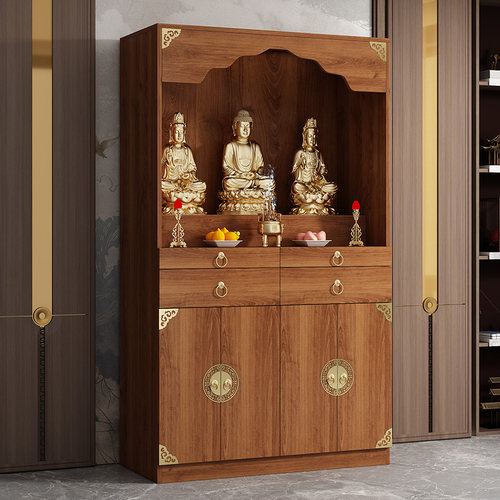 实木佛台佛龛神龛立柜供桌佛柜神台柜子财神爷观音菩萨家用供奉柜