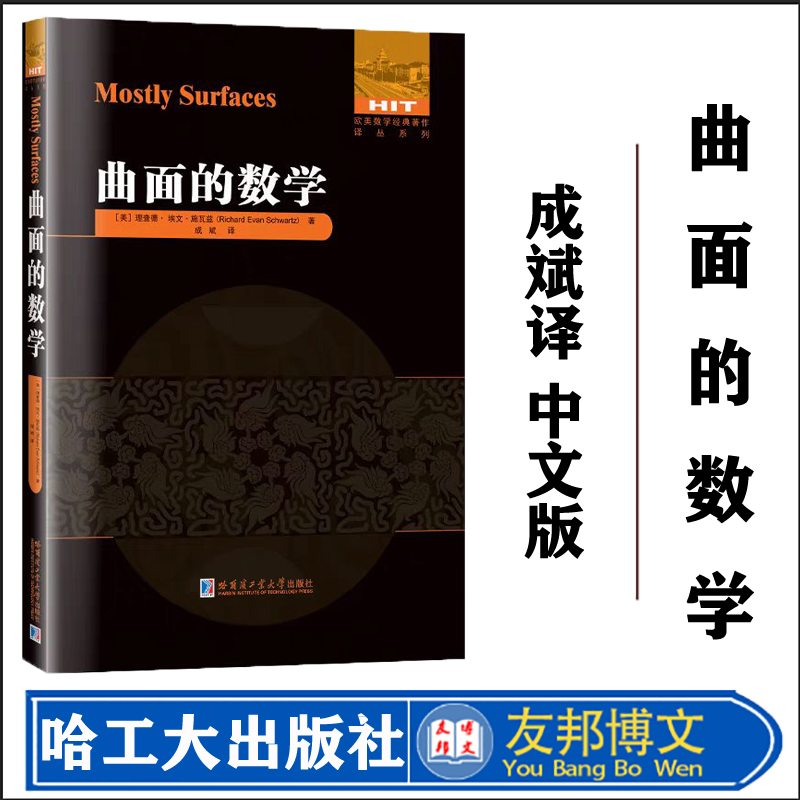 【2024新书】曲面的数学成斌译中文版欧美数学经典著作译丛系列曲面的相关性质结论书籍哈尔滨工业大学出版社 9787576711561