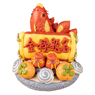 金榜题名胶东花饽饽馒头面食花糕孩子高考中考升学花馍馍中式蛋糕