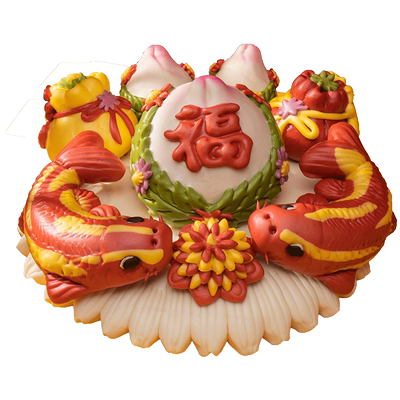 胶东花饽饽祝寿面点礼盒