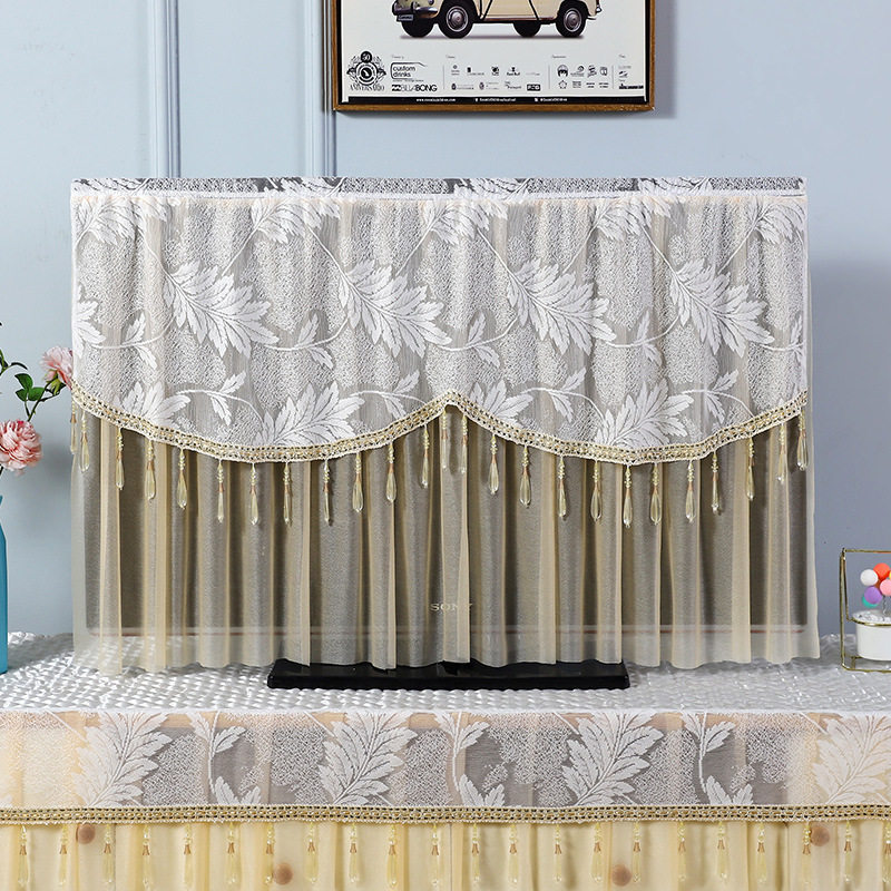 简约电视机防尘罩新款家用液晶电视盖布55寸65英寸挂式台式电视套