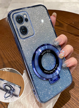 适用OPPOReno7手机壳OPPO新款Reno7软硅胶5G防摔全包Ren07带支架opp0pp0ppo高级感reno75G女男opporeon保护套