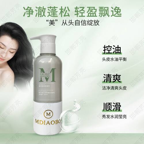 名典欧芭蚕丝蛋白精华洗发乳清爽控油蓬松柔顺改善毛躁