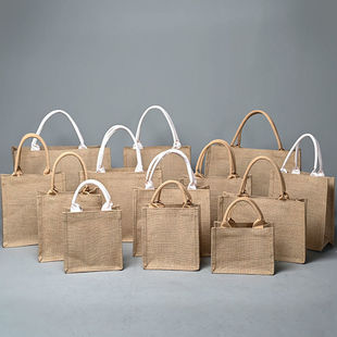 tufting包包簇绒包胚DIY专用基础款纯色muji麻袋手提袋苔藓包包