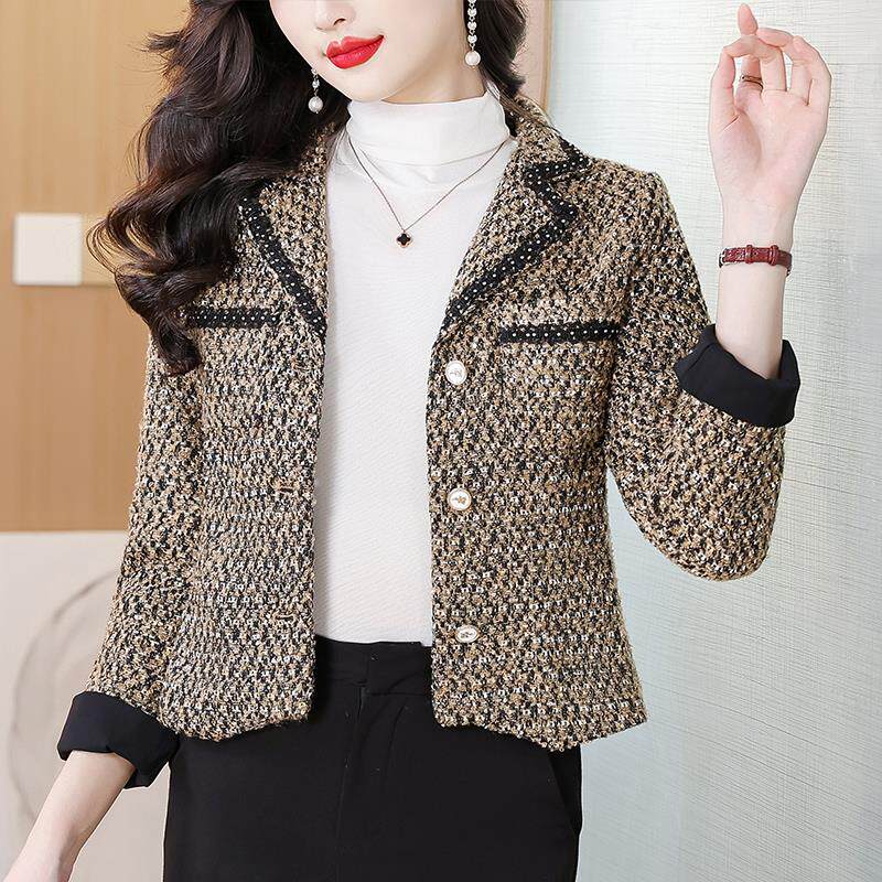 JOYIASS高级感小香风外套女超火2025新款爆款小个子短款名媛气质