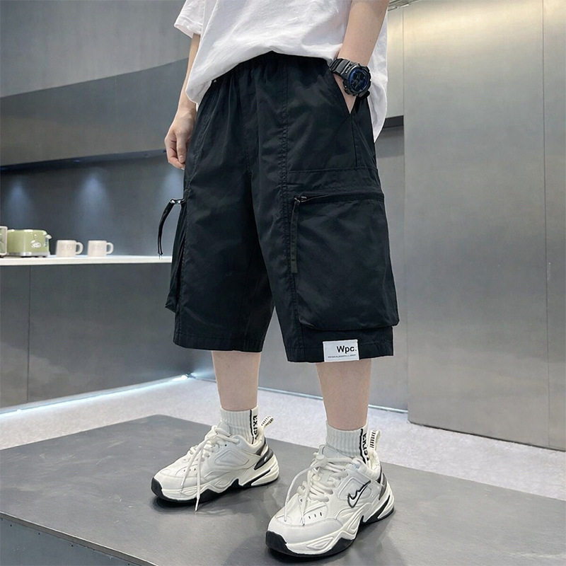 儿童装男童工装裤夏款运动短裤中大童2026新款夏季男孩宽松中裤潮