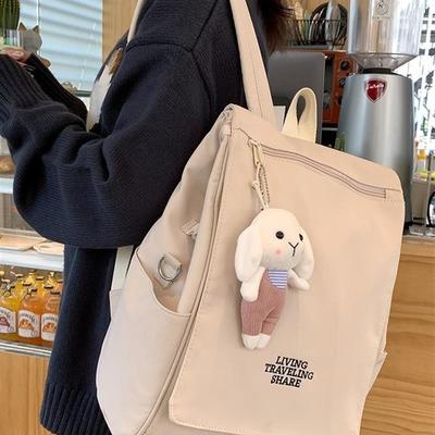 书包女大学生可放电脑日韩风防水双肩包大容量设计感小众旅游轻